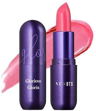 VT X BTS Gloria Lip Color Balm 0.12 fl.oz. / 3.5g, Tinted Lip Balm, (02 Attraction)