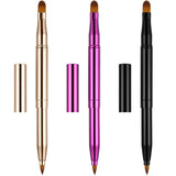 Roll over image to zoom in Dual End Lip Brush Concealer Brushes 3 Pieces