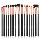 BESTOPE Eye Makeup Brushes 16 Pieces Professional Cosmetics Makeup Brush Set