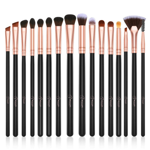 BESTOPE Eye Makeup Brushes 16 Pieces Professional Cosmetics Makeup Brush Set