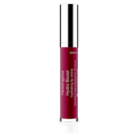 Roll over image to zoom in Neutrogena Hydro Boost Hydrating Lip Shine, 80 Deep Cherry Color 0.10 Oz