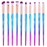 Eye Shadow Brush Set Unicorn 10Pcs Eye Makeup Brushes