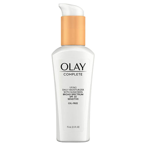 Face Moisturizer by Olay Complete Daily Defense All Day Moisturizer With Sunscreen, SPF30 Sensitive Skin