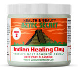 Aztec Secret - Indian Healing Clay - 1 lb. | Deep Pore Cleansing Facial & Body Mask | The Original 100% Natural Calcium Bentonite Clay – New! Version 2