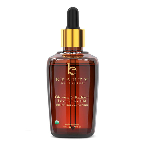 Organic Face Oil - Anti Aging Moringa Leaf Organic Jojoba Oil, Dark Spot Corrector Face Oils and Serums for Face Care, Face Moisturizer Anti Aging, Brightening Oil for Face